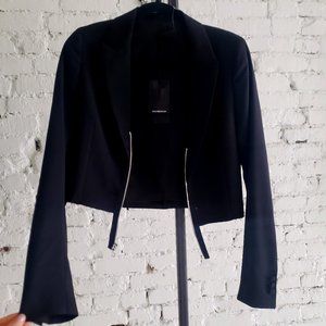 RTA denim black blazer